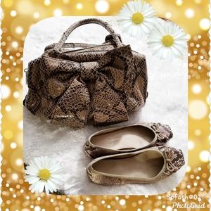 Jessica Simpson Purse & Flats.